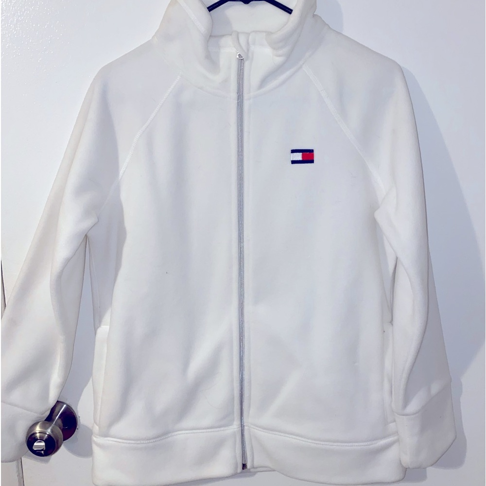 White tommy sweater
